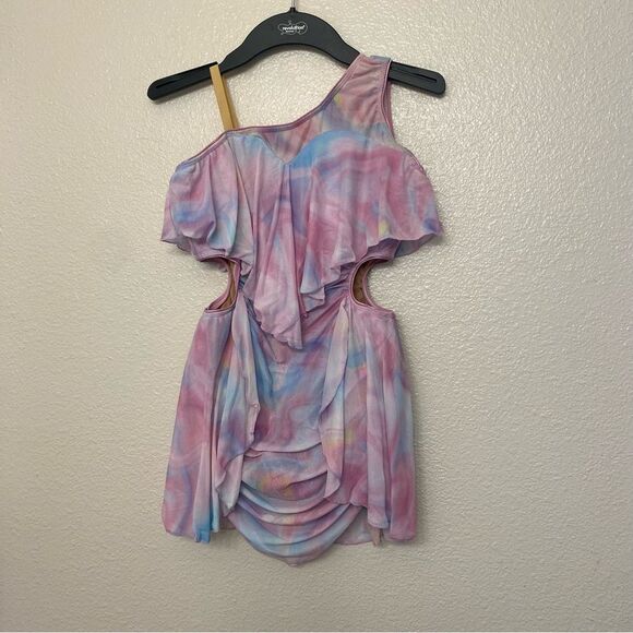 Revolution lyrical lavender tie dye Dance costume TAKE IT ALL RC24586 XLC child - Picture 2 of 11